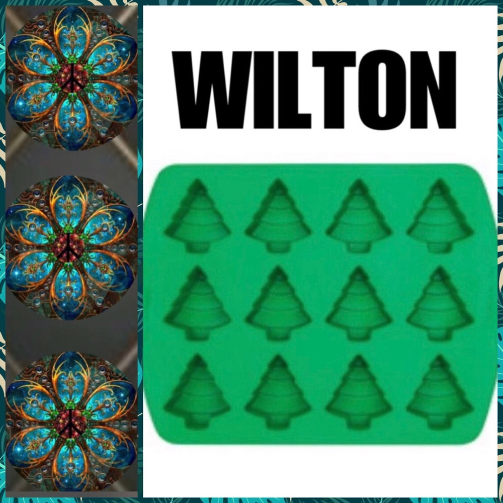 🏠•🔥•5/$25•🔥• Wilton Christmas Tree Jello Tray